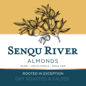 dry roasted and salted almond nuts
